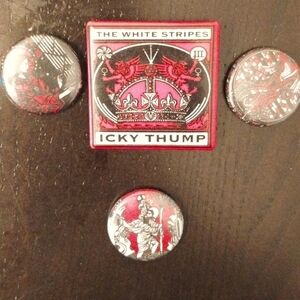 THE WHITE STRIPES COLLECTIBLE PINS